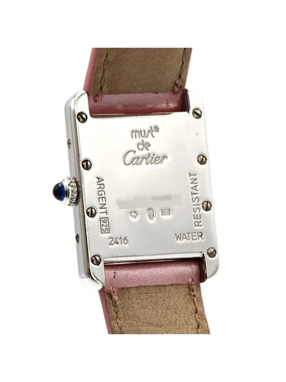 Cartier Must Tank SM Limited Silver Quartz Watch
